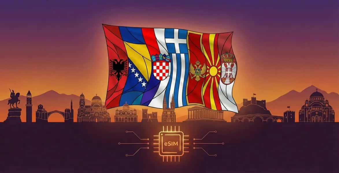 Balkans (5+ zones), HotelESIM eSIM